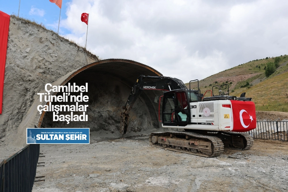 Çamlıbel Tüneli’nde çalışmalar başladı