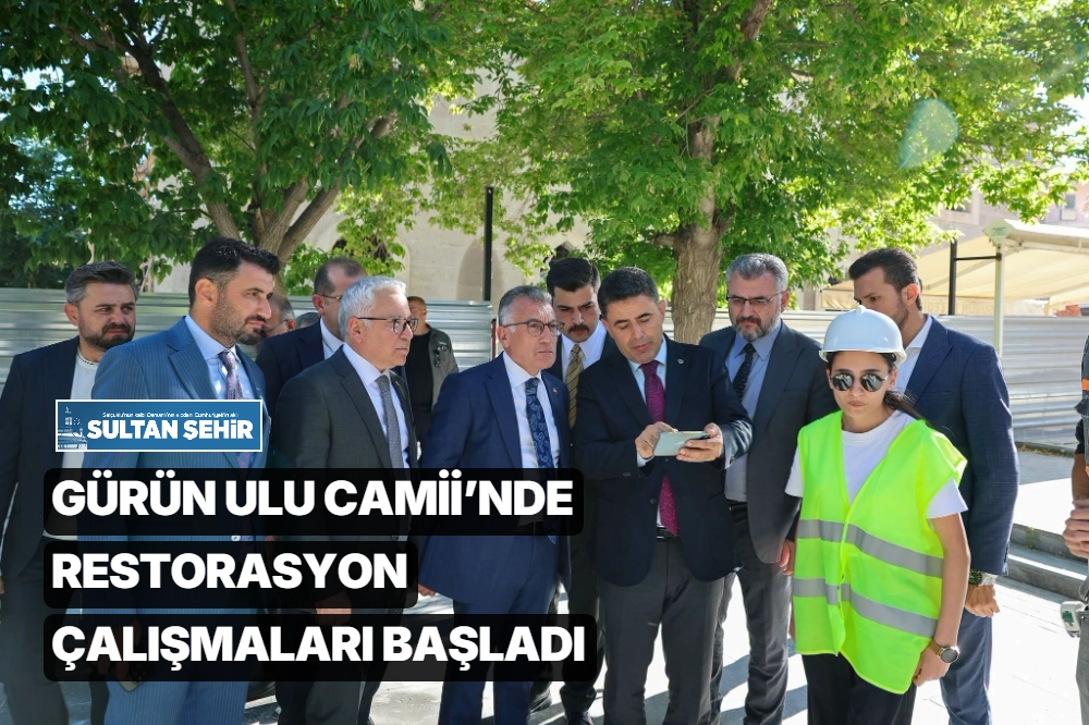 Gürün Ulu Camii’nde restorasyon çalışmaları başladı