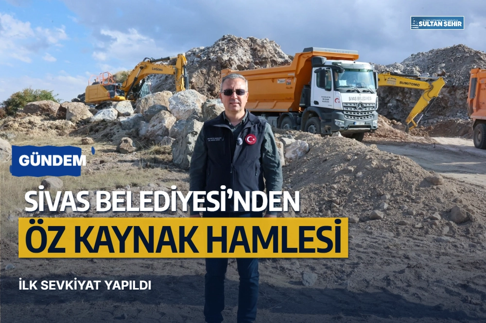 Sivas Belediyesi’nden öz kaynak hamlesi: İlk sevkiyat yapıldı