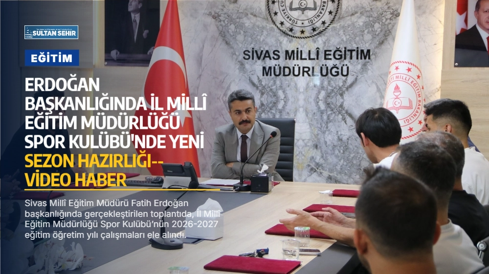 Erdoğan başkanlığında İl Millî Eğitim Müdürlüğü Spor Kulübü'nde yeni sezon hazırlığı--Video