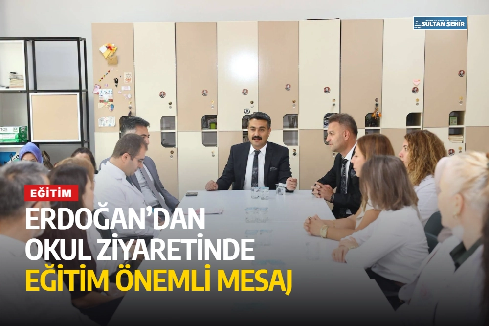 Erdoğan’dan okul ziyaretinde eğitim önemli mesaj 
