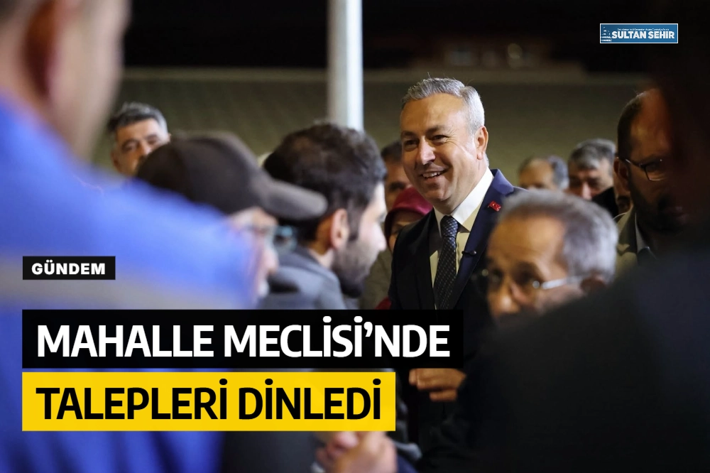 Mahalle Meclisi’nde talepleri dinledi