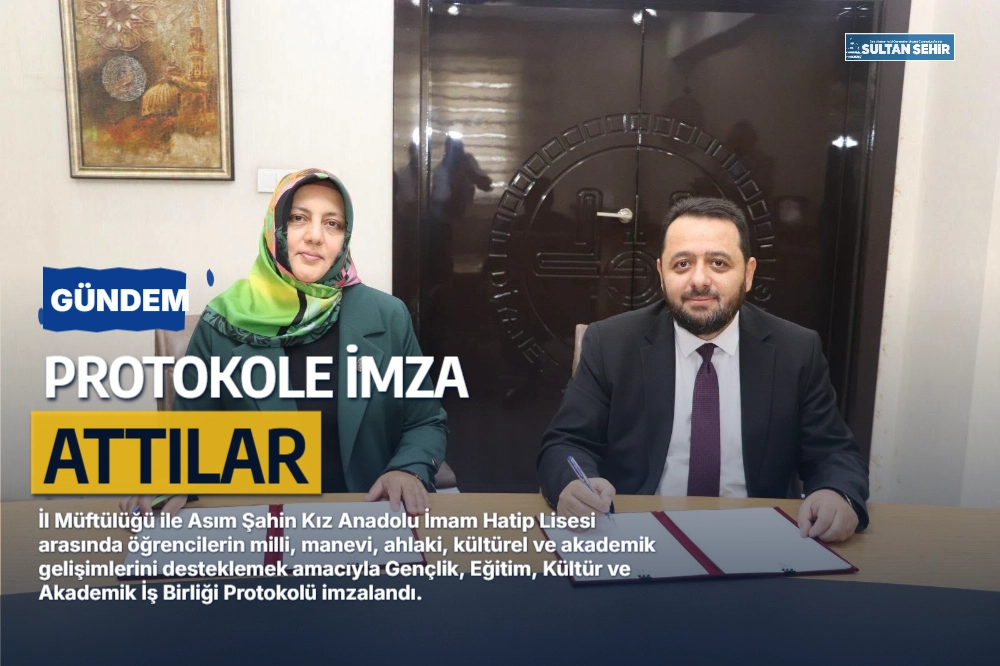 Protokole   imza attılar 