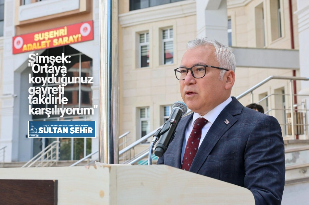 Şimşek: "Ortaya koyduğunuz gayreti takdirle karşılıyorum"