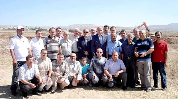 İnşaatı dualarla başladı